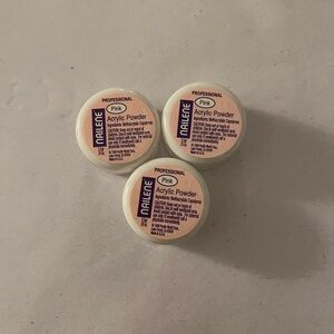 Lot of 3 - Nailene Pink Acrylic Powder - professional